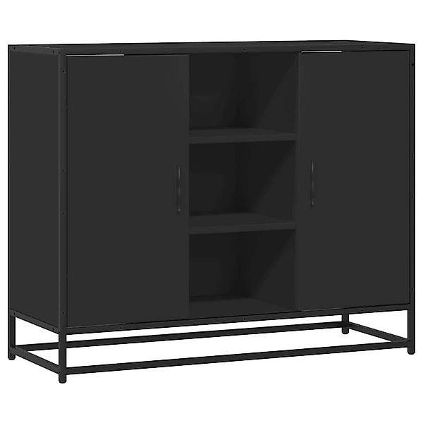 vidaXL Sideboard Sideboard Schwarz 92x35x76 cm günstig online kaufen