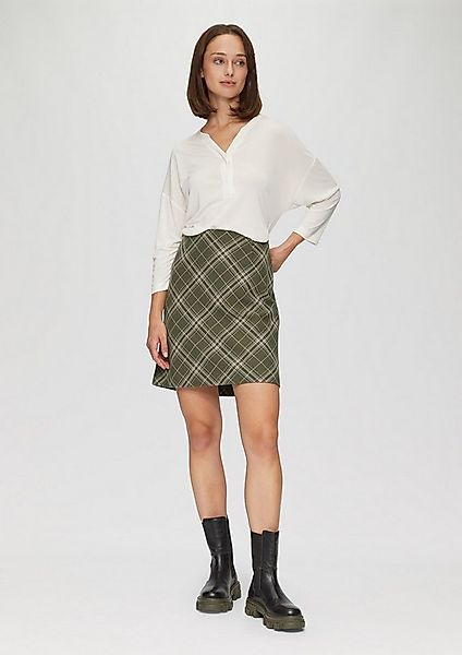 s.Oliver Minirock Rock Kurzer Rock mit Web-Karo günstig online kaufen