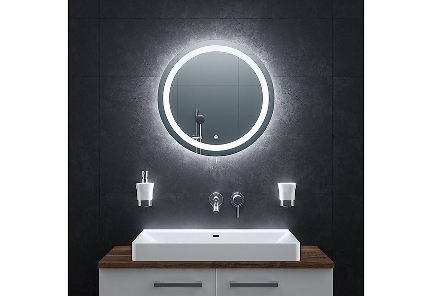 Bringer Badspiegel, Badspiegel Rund mit Anti-Beschlag und Speicherfunktion günstig online kaufen