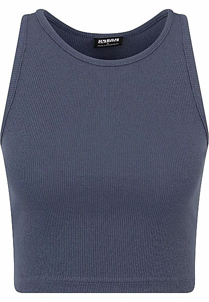 URBAN CLASSICS Muskelshirt "Urban Classics Damen Ladies Cropped Rib Top 2-P günstig online kaufen
