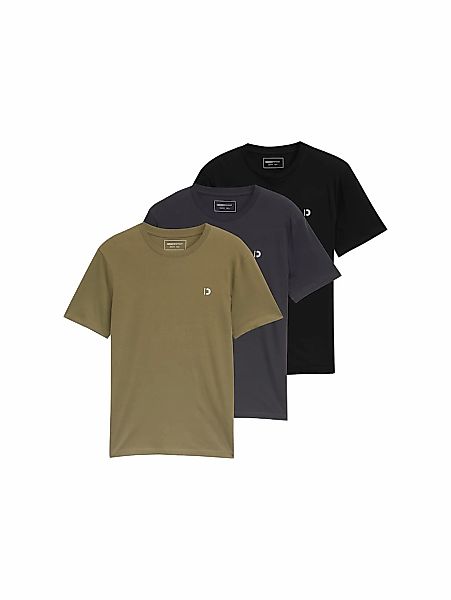 TOM TAILOR Denim T-Shirt Packung, 3 Stk. mit Logo Print günstig online kaufen