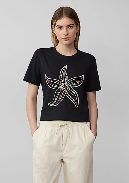 s.Oliver Kurzarmshirt Jersey-T-Shirt mit Frontprint und günstig online kaufen