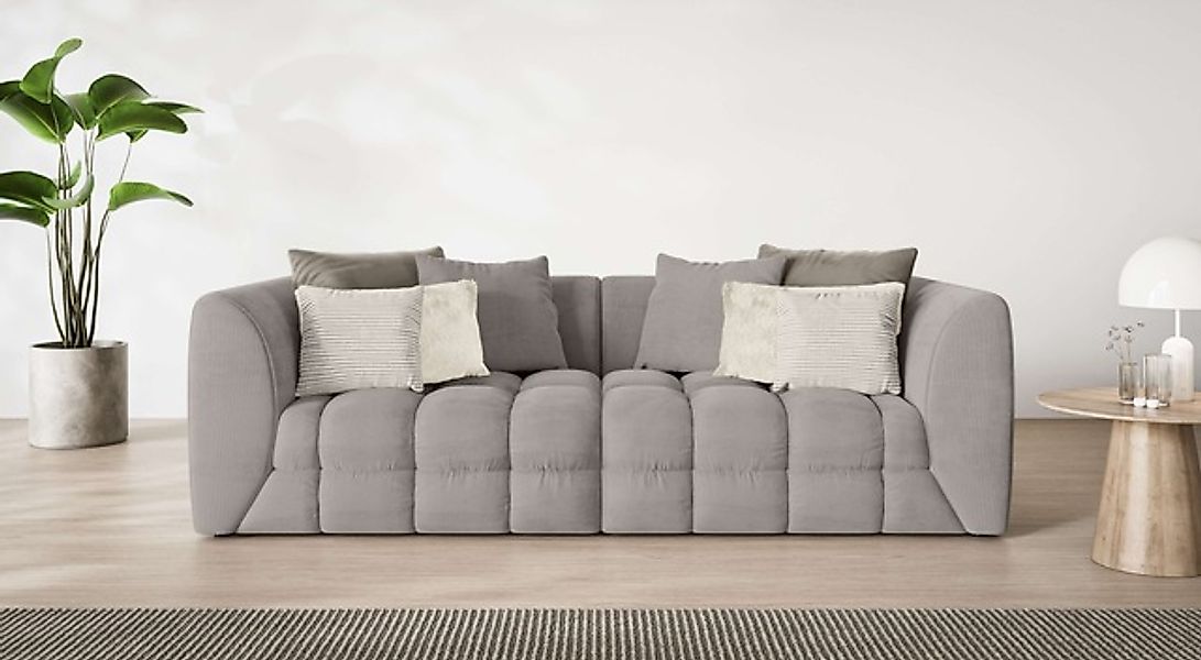 s.Oliver Big-Sofa »COBBO 3-Sitzer Design-Sofa Bubble-Optik, Maße B/T/H: 259 günstig online kaufen