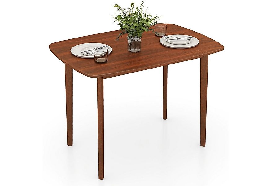 COSTWAY Esstisch, Holz, rechteckiger Küchentisch für 2-4 Personen 110x78x77 günstig online kaufen