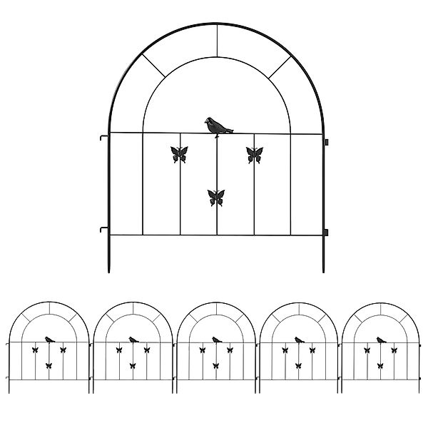 Outsunny Gartenzaun 300 cm x 70 günstig online kaufen