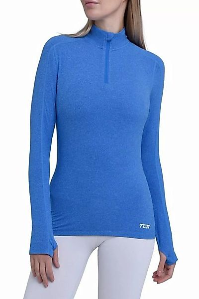 TCA Langarmshirt TCA Damen Laufshirt Quickdry mit Reißverschlusstasche - Bl günstig online kaufen