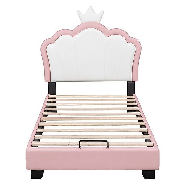 Furnishings Home Polsterbett Kinderbett Doppelbett Prinzessinnenbett Kronen günstig online kaufen