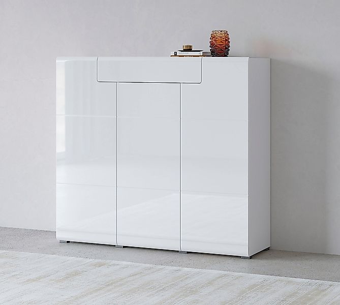 INOSIGN Highboard "Toledo,Breite 147,5 cm,trendige Hochkommode mit 3 Türen günstig online kaufen