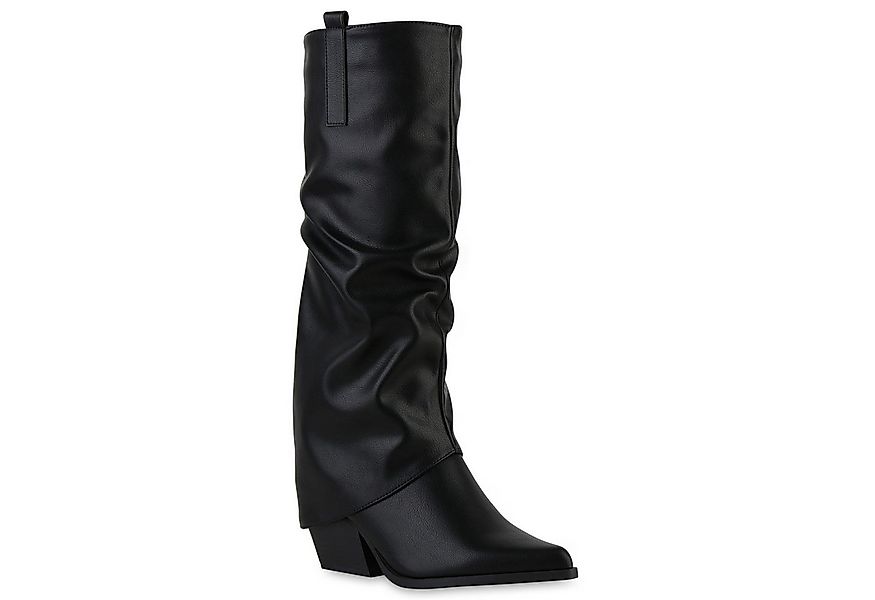 VAN HILL 841793 Cowboystiefel Damen Gefüttert Cowboystiefel Stiefel Spitz H günstig online kaufen