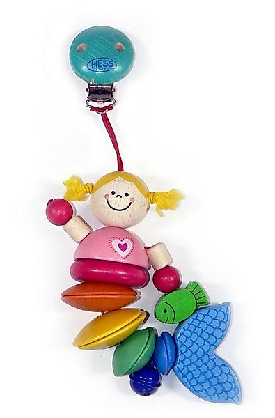 HESS SPIELZEUG Kinderwagenkette Babyspielzeug Wagenanhänger Nixe BxLxH 100x günstig online kaufen
