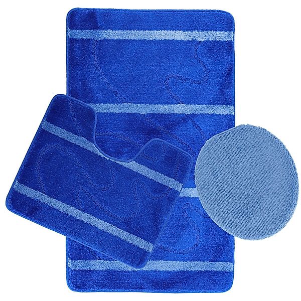 Almina Badematte 3-Teilig Bad Garnitur Badvorleger günstig online kaufen
