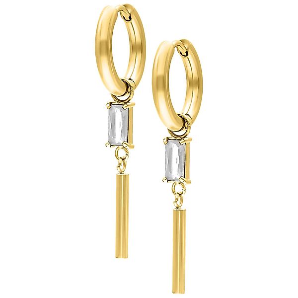 Wildcat Paar Creolen Little Square Crystal günstig online kaufen