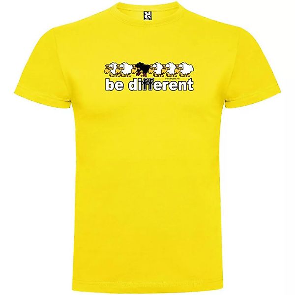 Kruskis Be Different Train Kurzärmeliges T-shirt 3XL Yellow günstig online kaufen