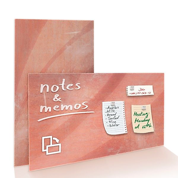 Karat Memoboard Design-Glas-Memoboard, Inkl. Magnete & günstig online kaufen