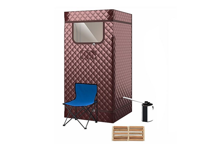 KOMFOTTEU Sauna, Dampfsauna tragbar mit Fernbedienung und Timer günstig online kaufen