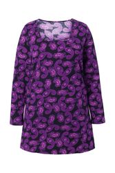 Ulla Popken Longshirt Longshirt Paisley A-Linie günstig online kaufen