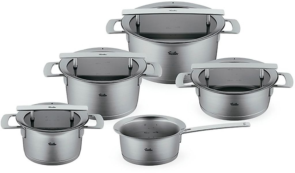 Fissler Topf-Set »Phi Collection«, Edelstahl 18/10, (Set, 5 tlg., Kochtopf günstig online kaufen