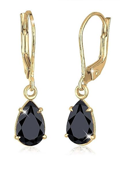 Elli Premium Paar Ohrhänger Tropfen mit Kristallen von Swarovski® 925 Silbe günstig online kaufen