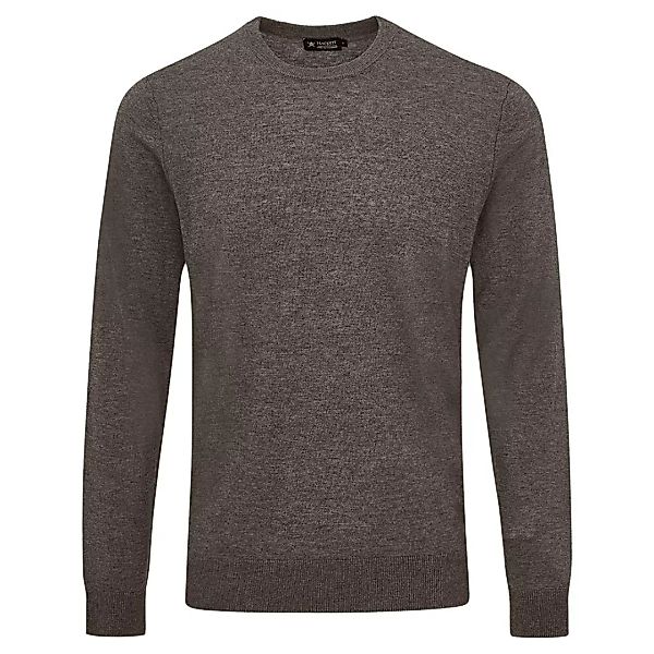 Hackett Wool Silk Cash Rundhalsausschnitt Sweater XL Dark.Taupe günstig online kaufen