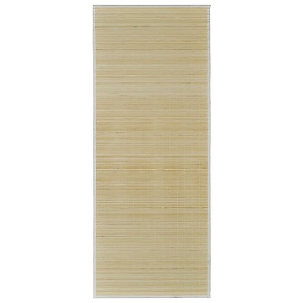vidaXL Rechteckig Naturfarbener Bambusteppich 80 X 200 Cm 602050 günstig online kaufen