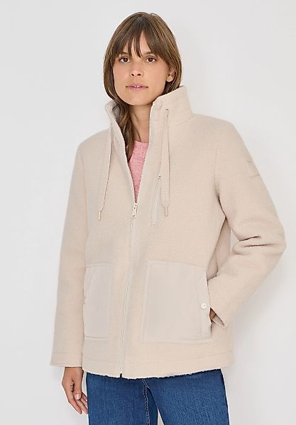 Cecil Fellimitatjacke ohne Kapuze mit Stehkragen günstig online kaufen