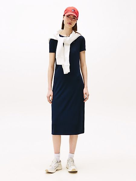 Tommy Jeans Jerseykleid mit gerippter Struktur, günstig online kaufen
