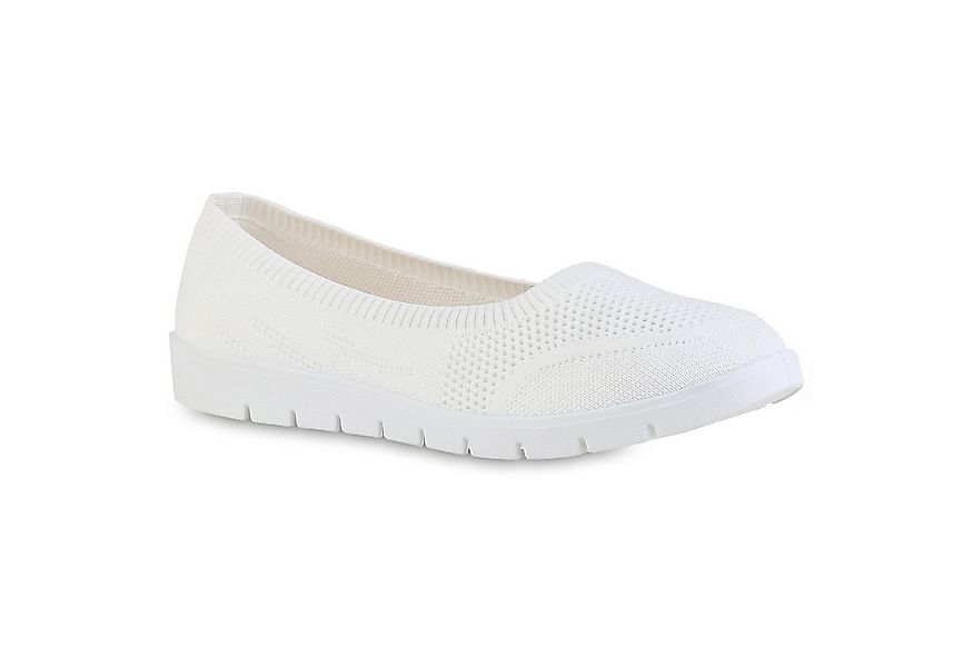 VAN HILL 841603 Sneaker Ballerinas Damen Sportliche Ballerinas Bequeme Stri günstig online kaufen
