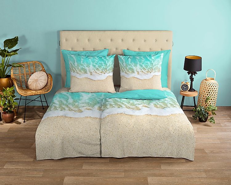 good morning Wendebettwäsche »Beachs« 2 Stk. tlg. Baumwolle, Renforcé, 135x günstig online kaufen