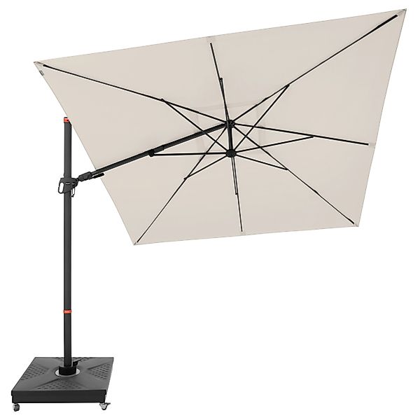 Doppler Ampelschirm MyZone 280 cmx 280 cm Natur mit Dreh- & Neigungsfunktio günstig online kaufen