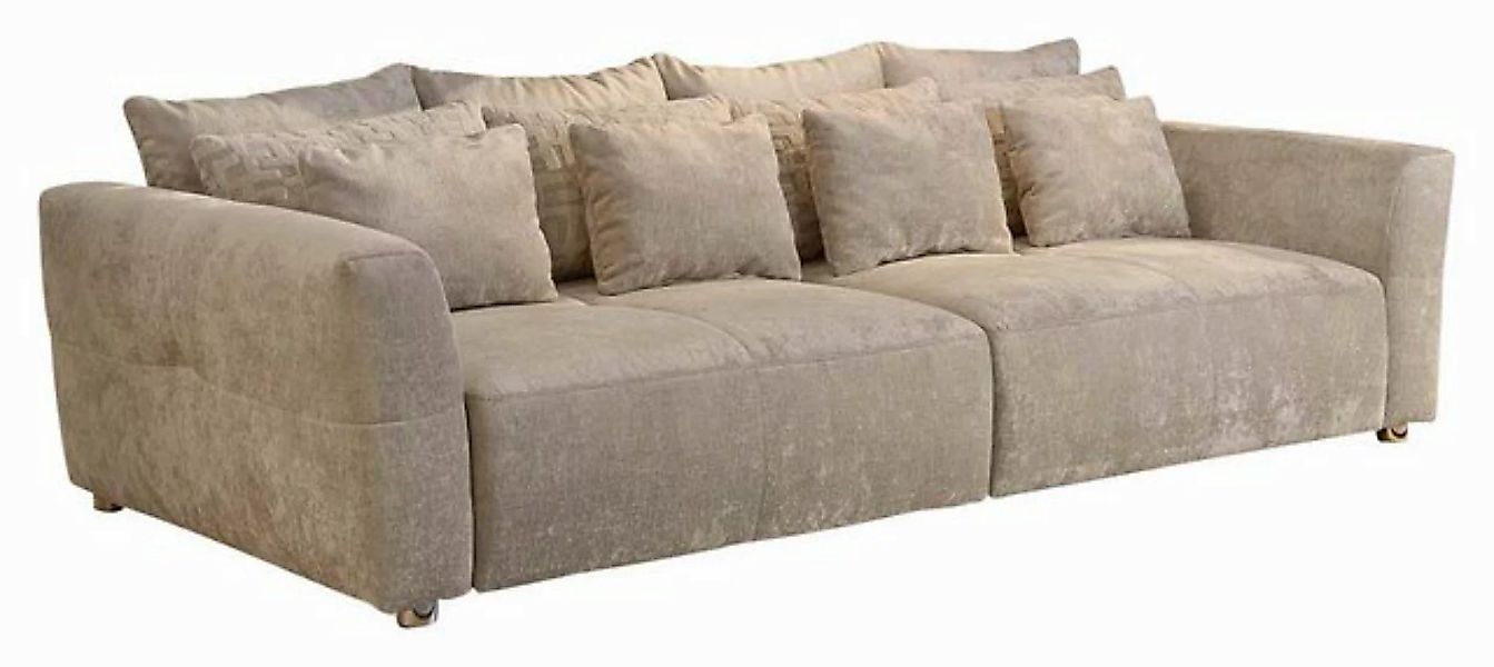 Jockenhöfer Gruppe Big-Sofa GULLIVER, Beige, Webstoff, Federkernpolsterung, günstig online kaufen