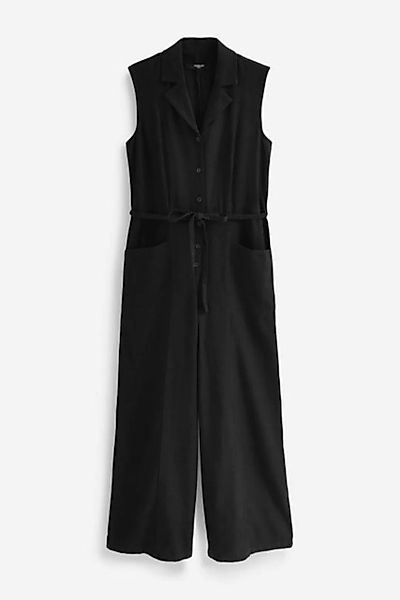 Next Jumpsuit Ärmelloser Jumpsuit aus Leinenmischung- Kurzgröße (1-tlg) günstig online kaufen