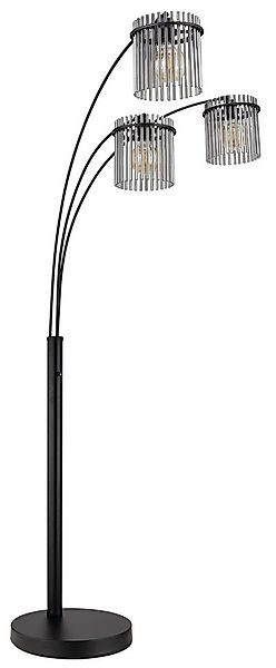 GLOBO LIGHTING Stehlampe GORLEY, ohne Leuchtmittel, Design Glasstäbe, Stehl günstig online kaufen