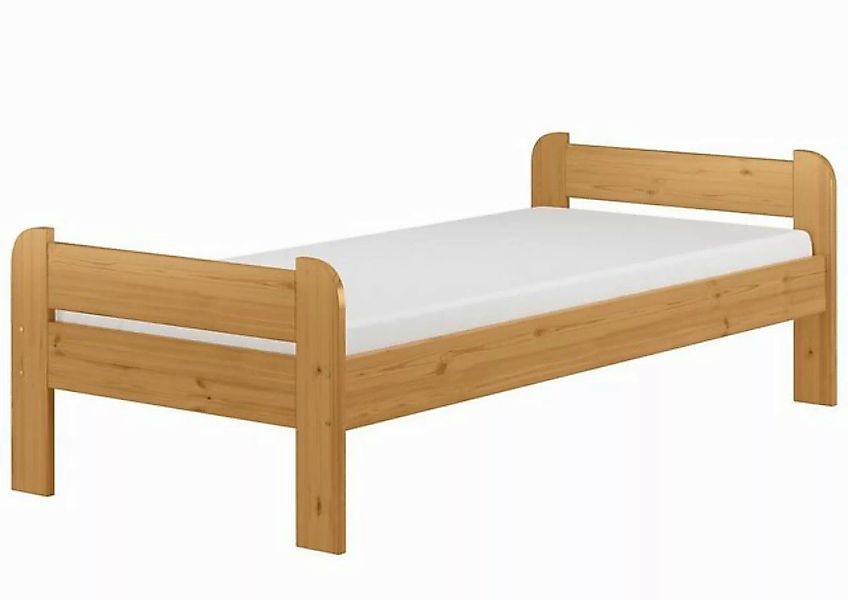 ERST-HOLZ Bett Einzelbett Echtholzbett Kiefer massiv 90x200, EicheEiche geb günstig online kaufen