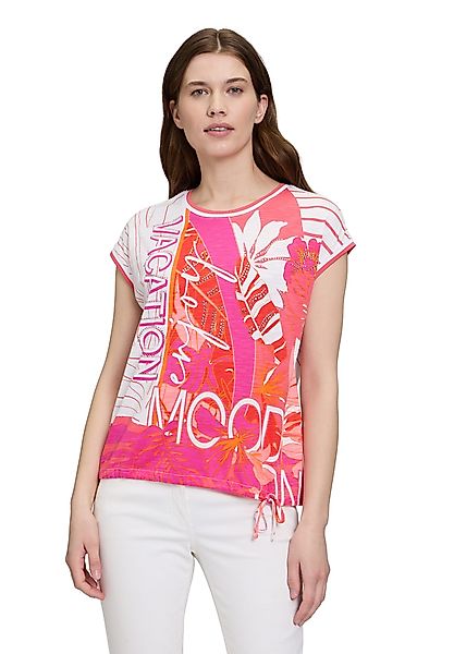 Betty Barclay Kurzarmshirt "Damen Printshirt mit Tunnelzug" 1 Stk. tlg. Gli günstig online kaufen