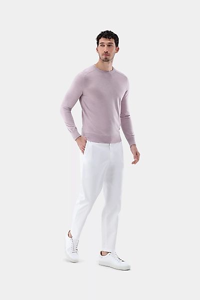 Rundhals Pullover aus ultrafeiner Merinowolle günstig online kaufen