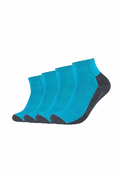 Camano Kurzsocken "function" 4 Paar, 4 Stk. tlg. mit entlastender Halbplüsc günstig online kaufen
