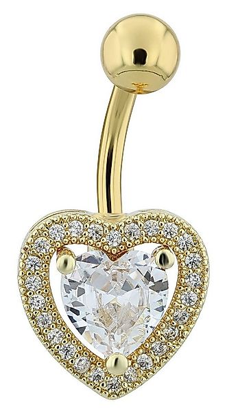 AKZENT Bauchnabelpiercing Lugia Edelstahl gold günstig online kaufen