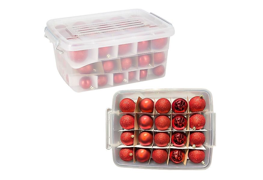 Annastore Weihnachtsbaumkugel Weihnachtskugeln 70-teilig - Christbaumkugeln günstig online kaufen