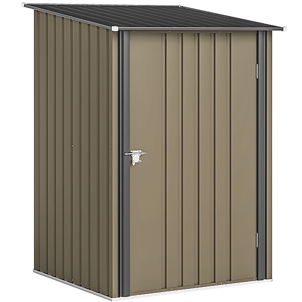 Outsunny Gartenschuppen 0.92m² aus verzinktem Stahl, Geräteschuppen mit ver günstig online kaufen