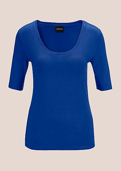 MADELEINE Kurzarmshirt "Shirt Sommerliches Basicshirt mit Rundhalsausschnit günstig online kaufen