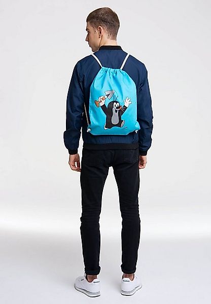 LOGOSHIRT Kulturbeutel Turnbeutel Der kleine Maulwurf - Juhu, mit tollem Pr günstig online kaufen
