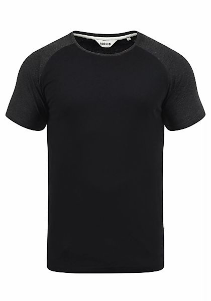 !Solid Rundhalsshirt SDBastian Kurzarmshirt im Baseball-Look günstig online kaufen