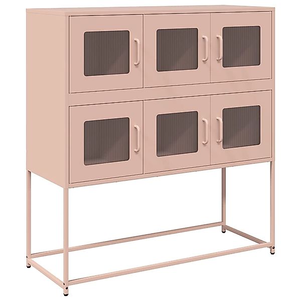 vidaXL Sideboard Rosa 100,5x39x107 cm Kaltgewalzter Stahl 853423 günstig online kaufen