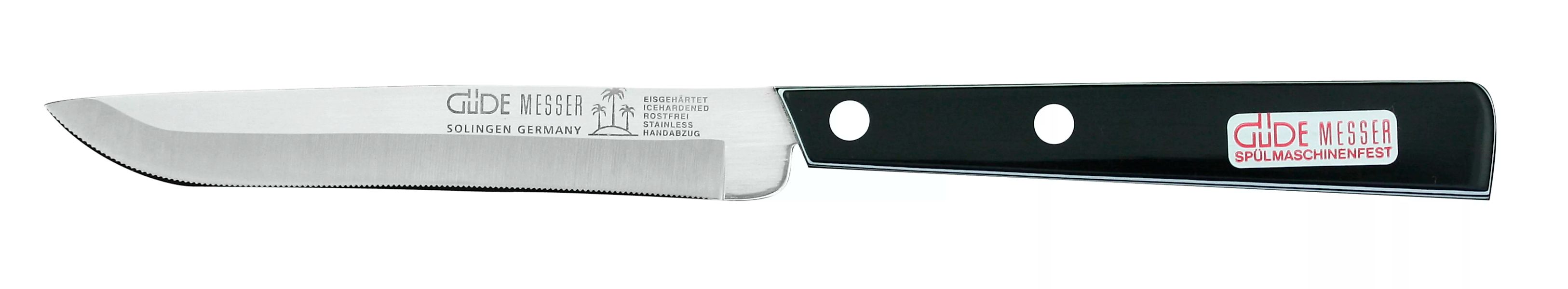 Güde Universalmesser 11 cm - Edelstahl - schwarz-weißem Griff günstig online kaufen
