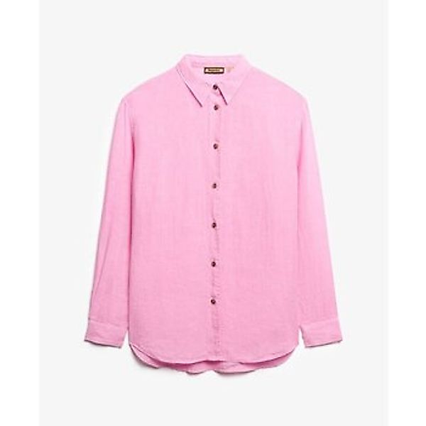 Superdry  Blusen Chemise boyfriend décontractée en lin femme günstig online kaufen