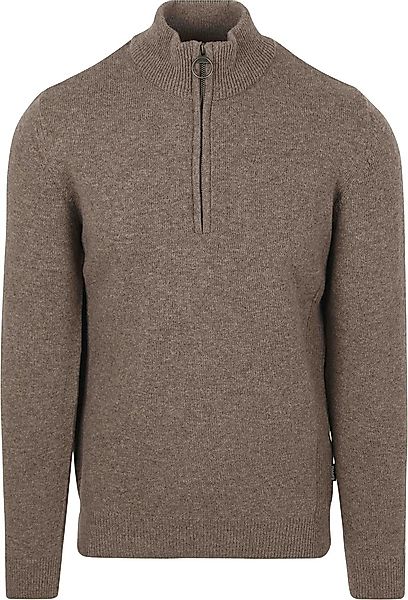 Barbour Half Zip Pullover Wolle Taupe - Größe M günstig online kaufen