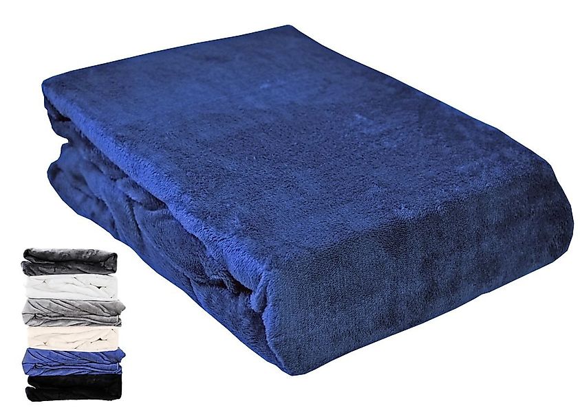 JACK Spannbettlaken Teddy Flausch Cashmere Touch Weiß Grau Anthrazit, Micro günstig online kaufen