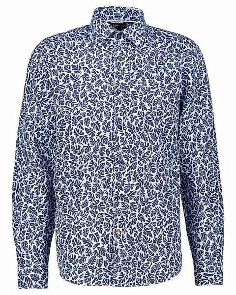 BOSS Langarmhemd Herren Hemd HAL mit Leinen Casual Fit (1-tlg) günstig online kaufen