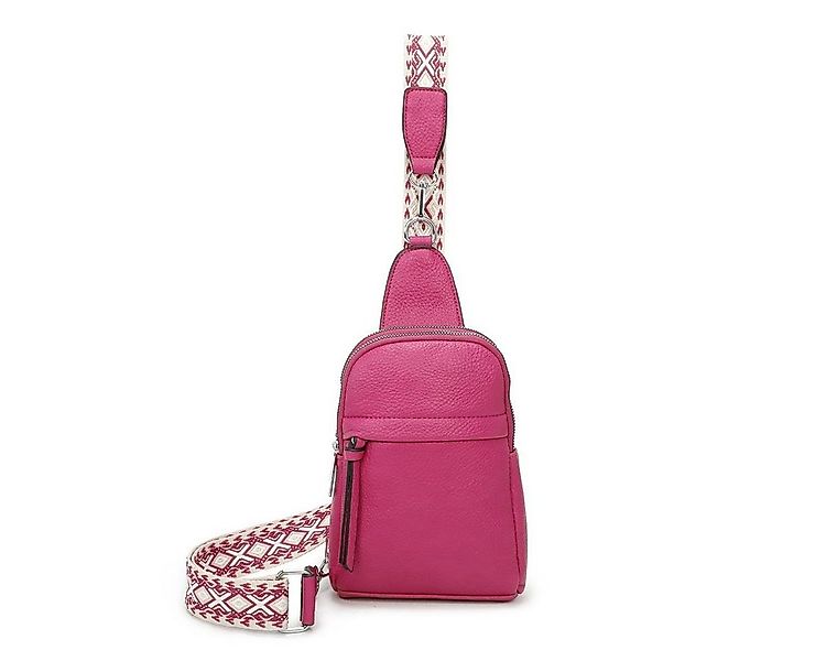 ITALYSHOP24 Schultertasche Damen Sling-Tasche Crossbody Brusttasche Bodybag günstig online kaufen