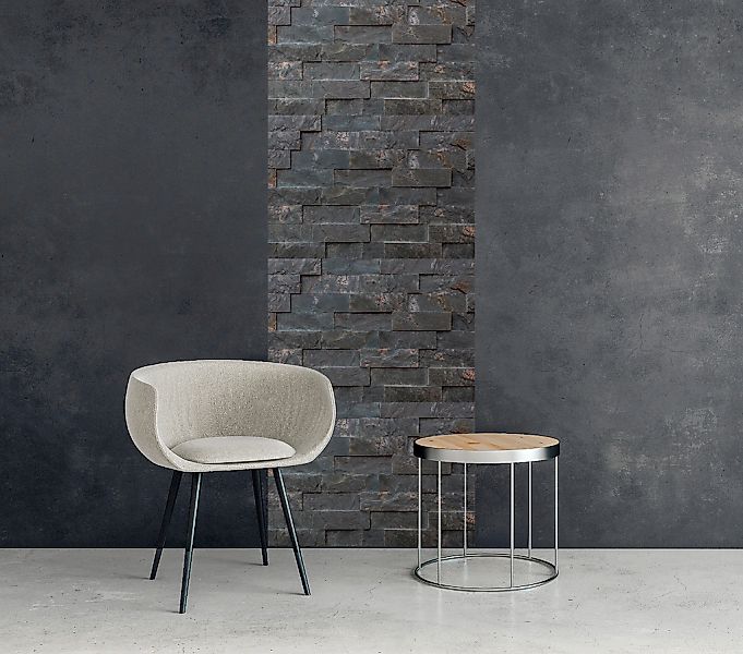 queence Vinyltapete »Chas«, bedruckt-clean-unifarben-minimalistisch-Abriebe günstig online kaufen